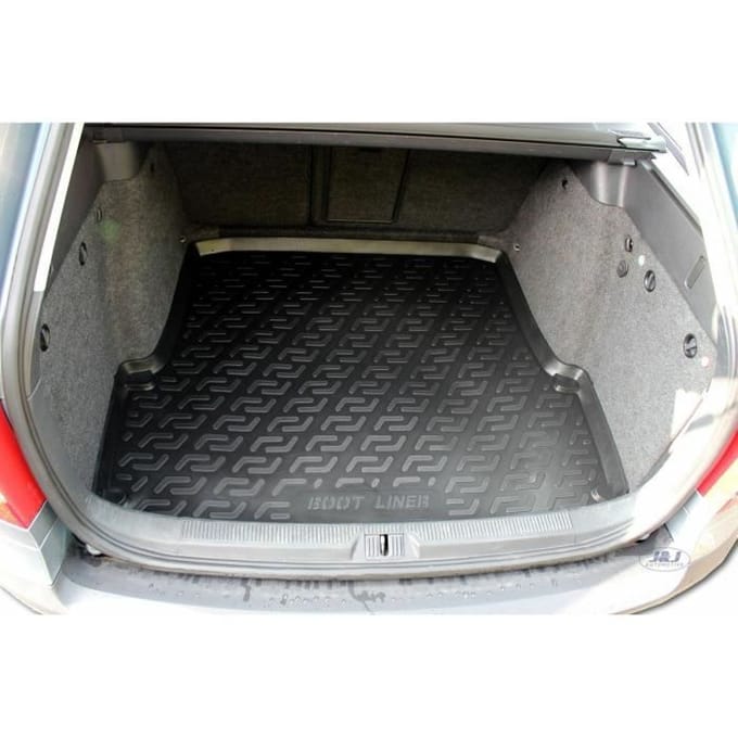 J&J AUTOMOTIVE | Tapis De Coffre Caoutchouc Premium Pour Skoda Octavia 2 Break 2004-2013 noir