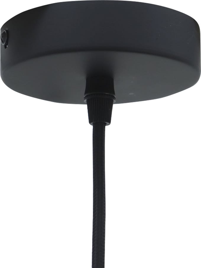 Olucia - MARCIA - Hanglamp - Bruin / Zwart - Vorm: Rond