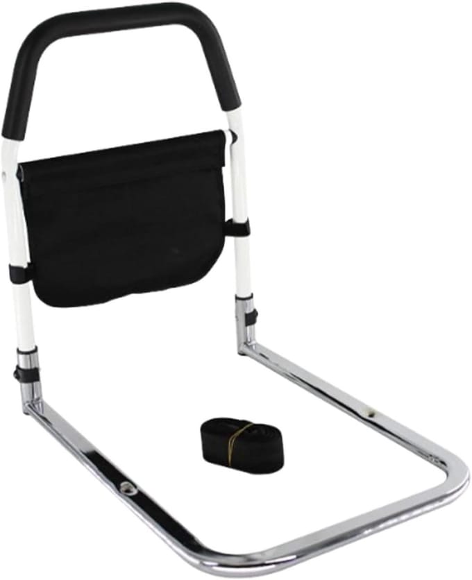Bedhek - Bedstang Hulpmiddel - Veilig Opstaan - Antislip Grip - 52 x 50 cm - Grijs