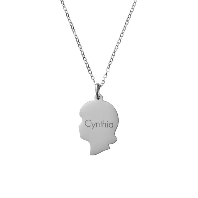 Geboorteketting Meisje met Naam Goud
