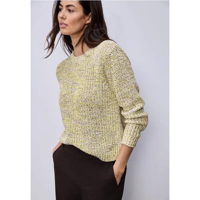 Street One - A303771 - tape yarn multicolor sweater