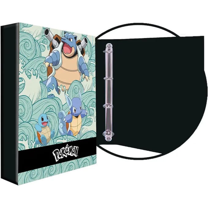 Pokemon - Squirtle Wartotle Blastoise Evolution - A4 Ringband Multomap - 4-rings