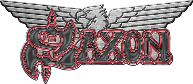 Saxon - Logo/Eagle Pin - Multicolours