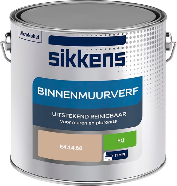 Sikkens - Binnenmuurverf Mat - E4.14.68 - Mengverf - 2,5 L