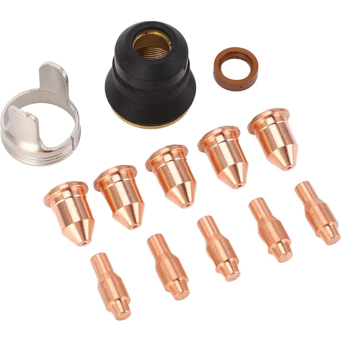 13-delige Set Plasma Snijverbruiksartikelen Kit 56811 Mondstuk 56576 0,9 mm Elektrode 56255 Punt voor Harbor