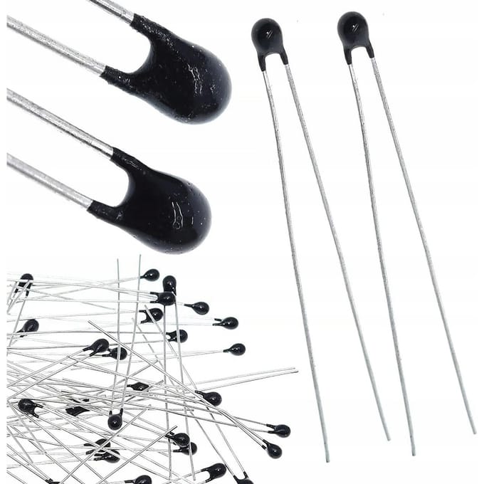 Temperatuursensor - NTC-thermistor 10k Ohm 2 st.