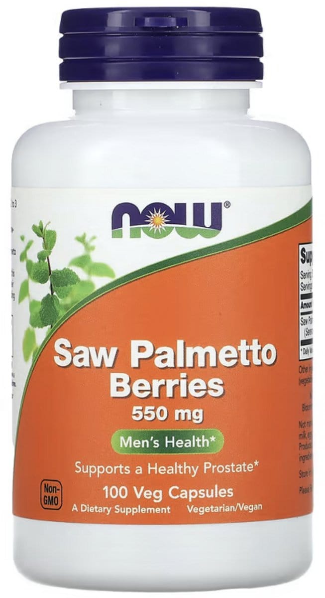 Saw Palmetto bessen 550 mg capsules (100 capsules)