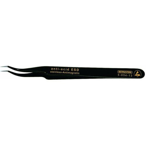 BERNSTEIN Tools for Electronics 5-054-13 SMD-pincet 7abb SA-ESD Sikkelspits, super-spits 120 mm