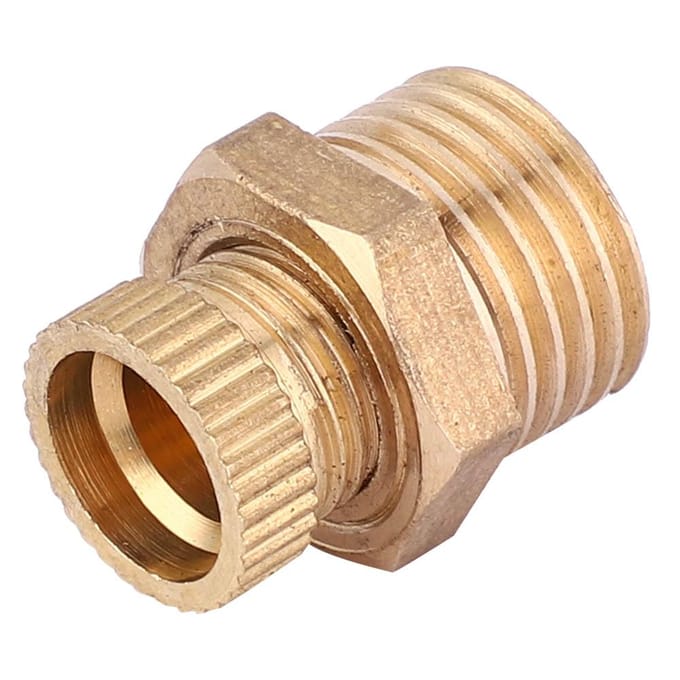 5 Stuks Wateraftapkraan Ronde Messing Vervangingssets Luchtcompressor Accessoires G1 4