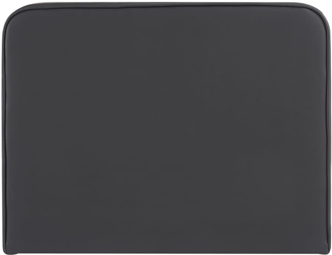 Hoofdbord ARIELA 90 cm, gestoffeerd, met wandbevestiging – Zwart
