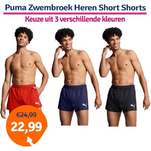 Puma Zwembroek Heren Short Shorts Red-S