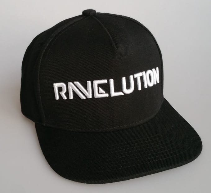 Snapback - Cap - Festival cap - Hardstyle - Hardcore - Rave - Ravelution - Zwart