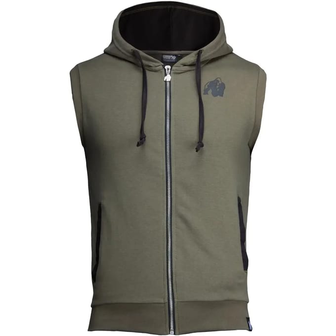 Hooded sweatshirt met rits Gorilla Wear Springfield