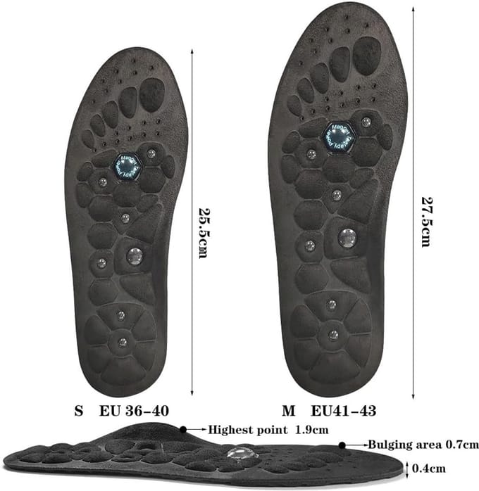Magnetische Massage Binnenzolen voor Voetmassage en Comfort