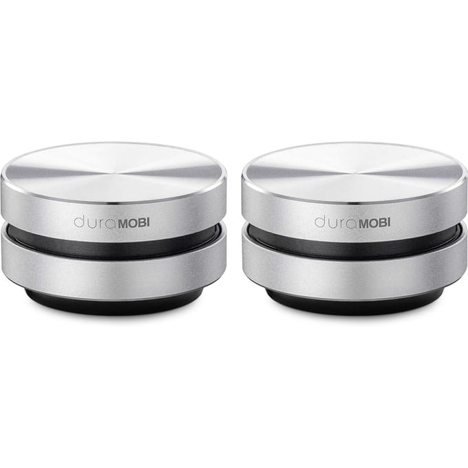 Haut-parleur BT sans fil à Conduction osseuse, Mini son stéréo Portable fort, micro intégré 2 pack argenté