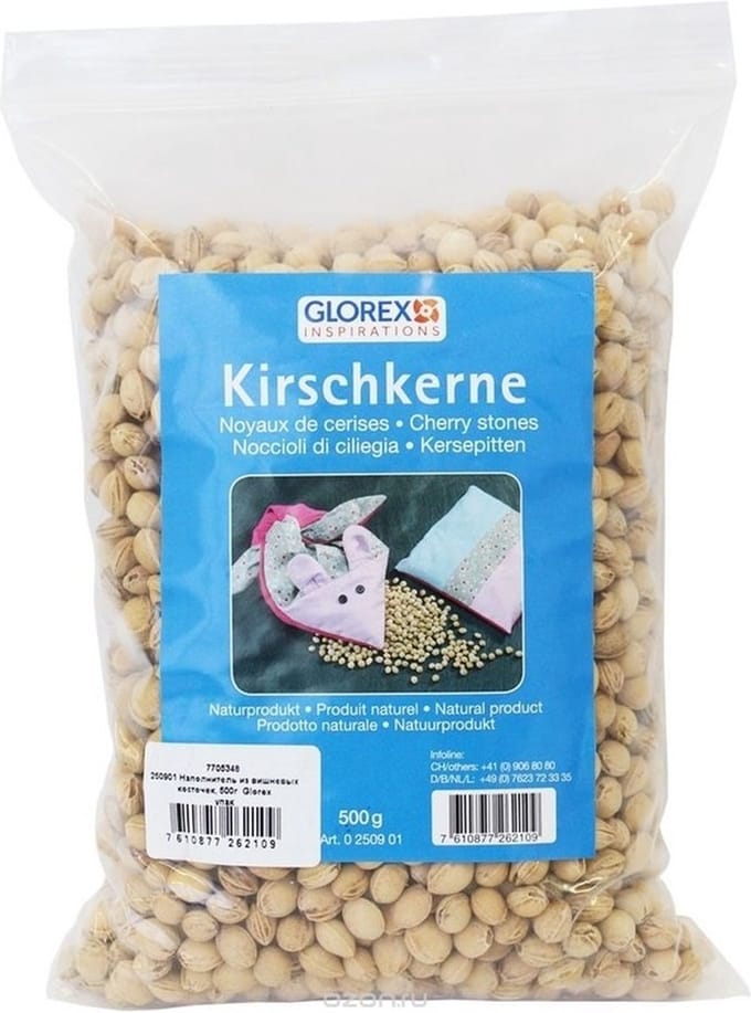 Kersenpitten om warmtezak te vullen - 2x - 500 gram - knutsel materialen