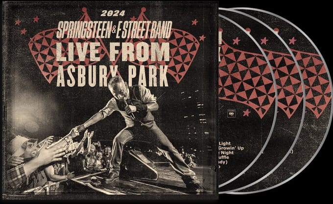 Bruce Springsteen CD - Live from Asbury Park 2024 - voor Geen - standaard