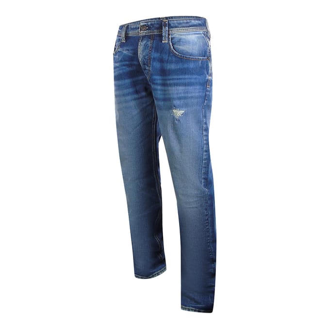 Diesel Larkee-x Donkerblauwe Denim Broek