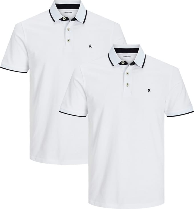Jack & Jones Heren poloshirt 2 pack Paulos - Slim Fit