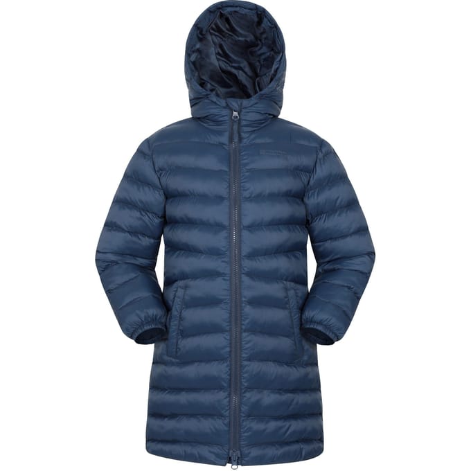 Mountain Warehouse Kinder/Kinder Florence Longline gewatteerd jack (Marine)