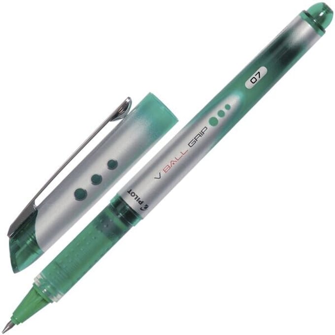 Pilot - Rollerpen V-Ball Grip -07 - Groen - 1 stuks