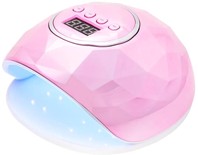 UV LED lamp Shiny roze 86W