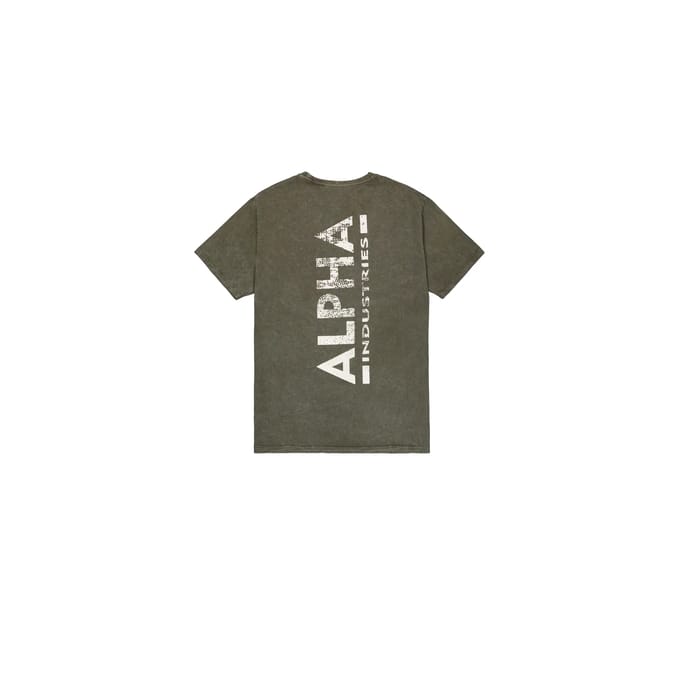 T-shirt met print op de rug Alpha Industries Vintage