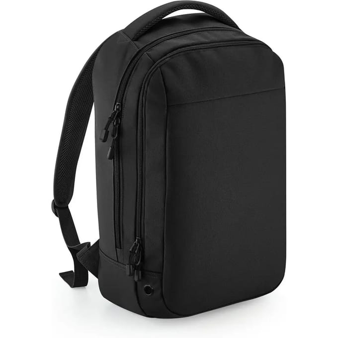 BagBase Athleisure Sports Backpack BG545 - Black/Black - 30 x 50 x 18 cm
