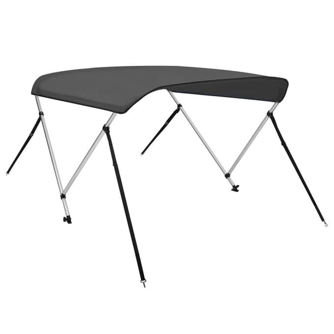 vidaXL - Biminitop - 2-boogs - 180x150x110 - cm - antracietkleurig