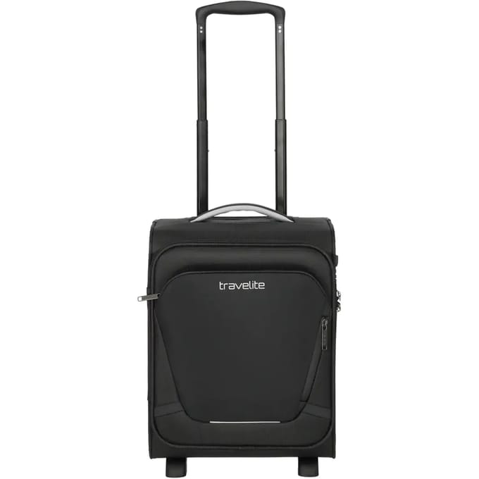 travelite Trolley Jetpack Wings 2 Cabin Black Zwart 40cm