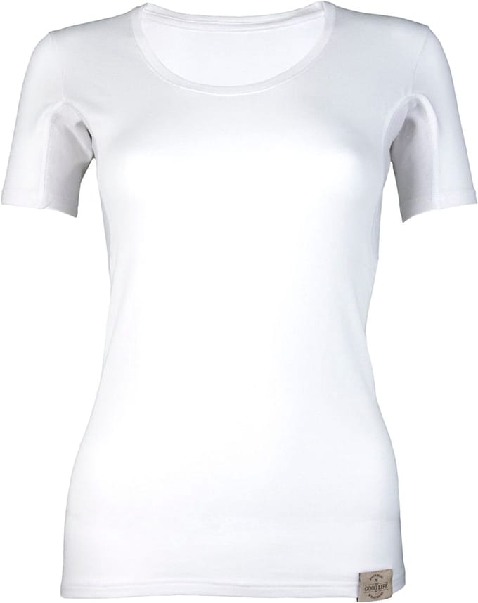 RJ Anti-Zweet Dames T-Shirt Ronde Hals Wit S