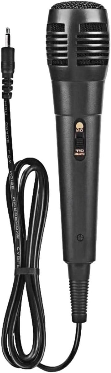 Karaoke Machine - Draagbare Speaker - Muziekfeest Thuis - Krachtige Subwoofer - Compact Formaat - Zwart