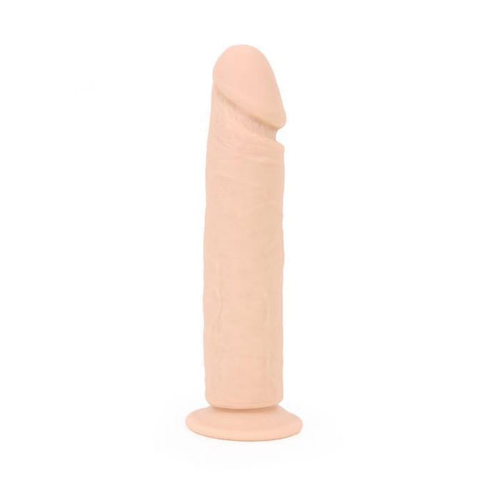 Kiotos Cox Siliconen Dildo met zuignap 23 x 5 cm - beige