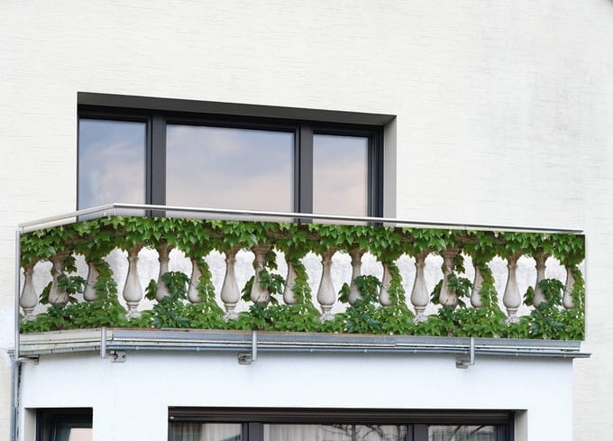 Balkon-privacyscherm, Ivy Fence, 5 m x 35 cm