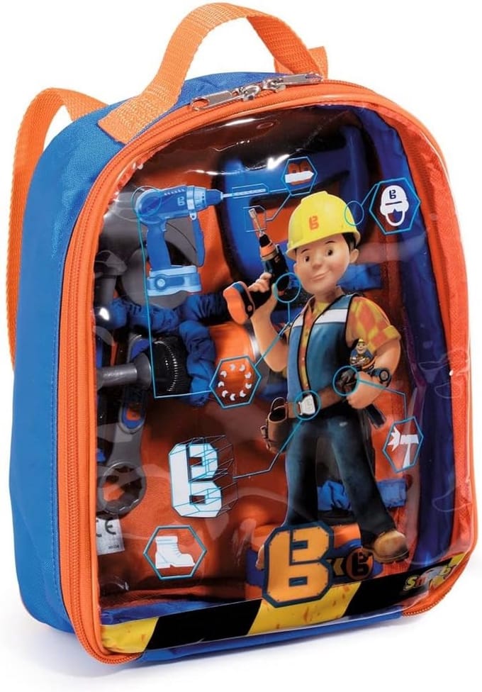 Gereedschap Tas - Bouwset Kinderen - Doe Alsof Spel - Robuuste Polyester - 28 x 20 cm - Blauw