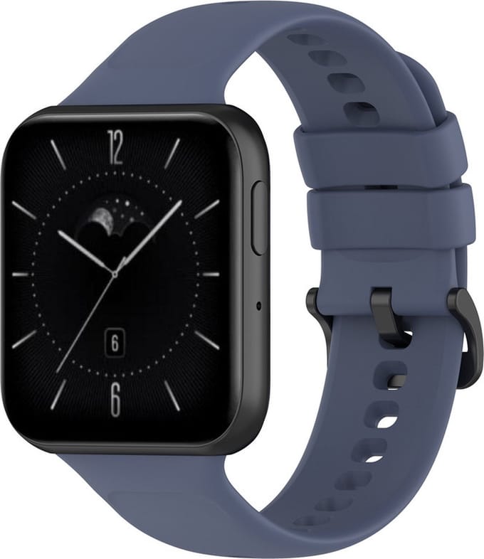 Siliconen bandje - geschikt voor OPPO Watch 3 Pro - steenblauw