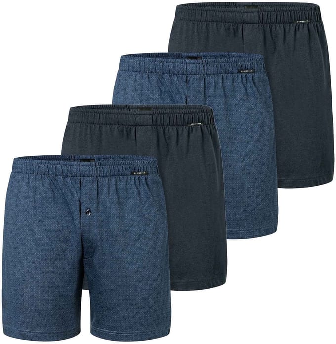 SCHIESSER Boxershorts Verpakking van 4