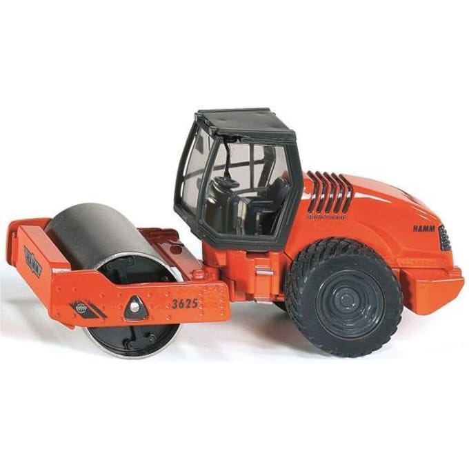 SIKU 3530 Hamm Wals, schaal 1:50, metaal/kunststof, Draaibare roller
