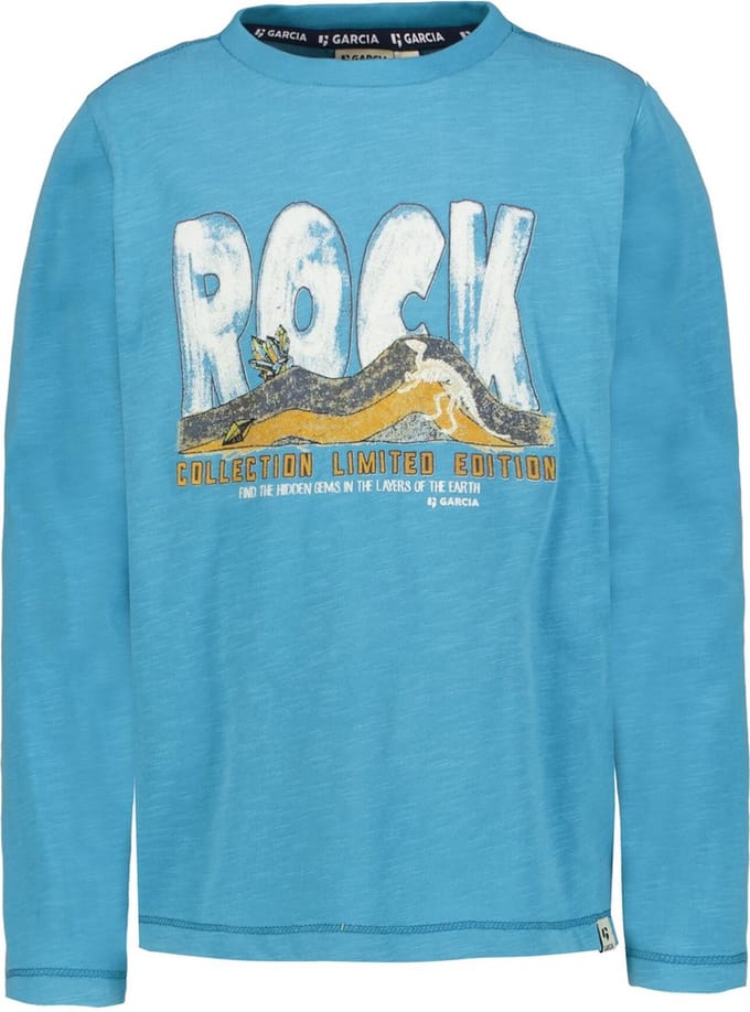 GARCIA Jongens T-shirt Blauw - Maat 104/110