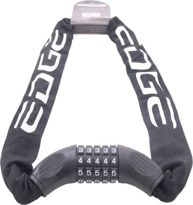 Kettingslot met code Edge Trace Code 90cm - zwart