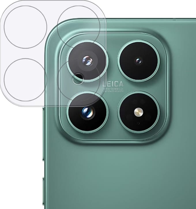 Rosso Camera Protector Geschikt voor Xiaomi 17 - Lens Bescherming - Case Friendly - Ultra Dun Glas - Transparant