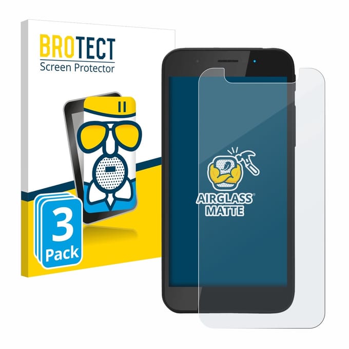 BROTECT - Screenprotector voor Shiftphones Shift5me - Folie Beschermfolie Beschermglas matte 3 Stuks