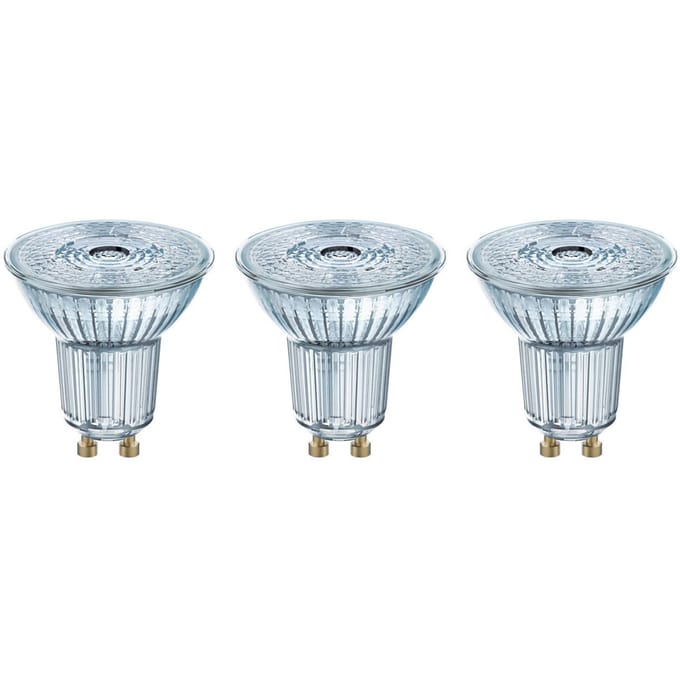OSRAM LED reflector GU10 4,3W, universeel wit, 3 per-set