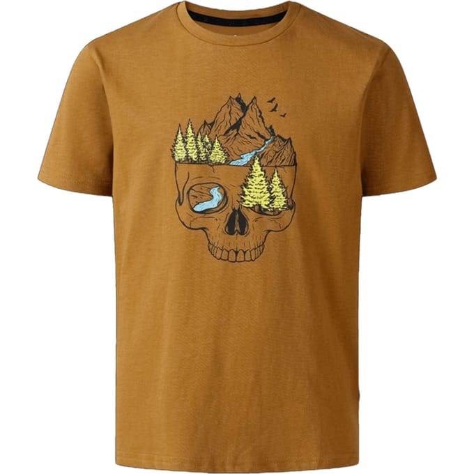 Dare 2B Kinderen Trailblazer III doodshoofd T-Shirt (Donker komijngeel)