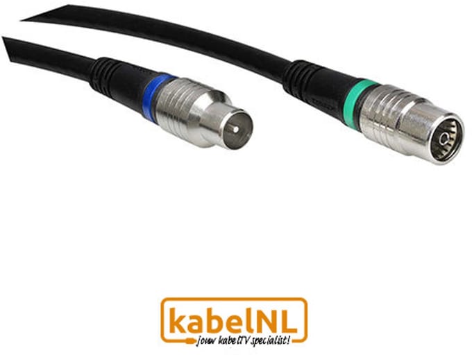 Technetix RLA++10  4G/LTE proof IEC (m) - IEC (v) coaxkabel - 5 meter