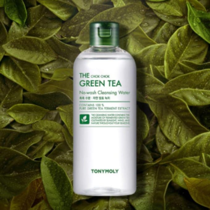 TONYMOLY The Chok Chok Eau Micellaire au Thé Vert Sans Rinçage – 300ml gray