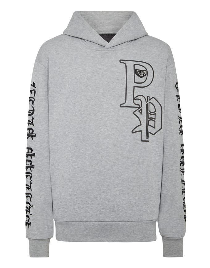 Sweatshirt Met Capuchon Gothic Plein