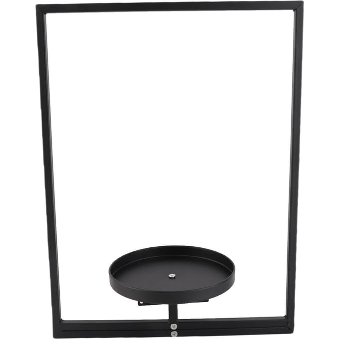 2 stuks Wandgemonteerd Bloempotrek Fotolijst Wandplanthouder Moderne Decoratieve Bloem black