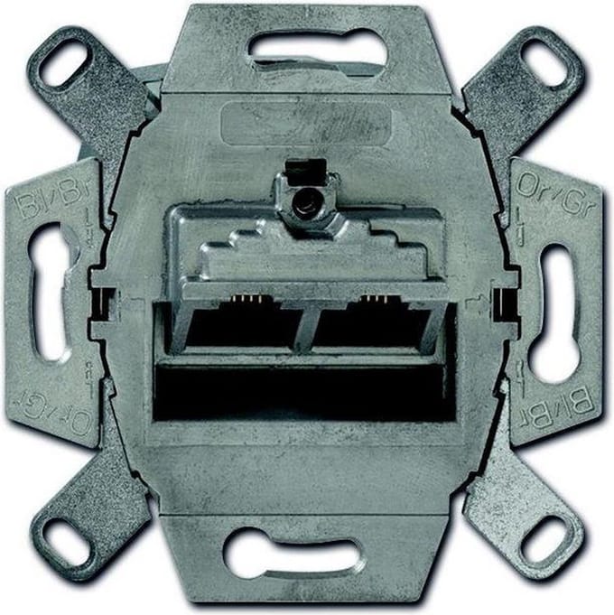 ABB Busch-Jaeger Datacontactdoos Aderpaar - 2CKA000230A0411 - E33R3