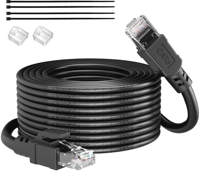 Ethernetkabel CAT6 30M Waterdicht voor Buiten gebruik